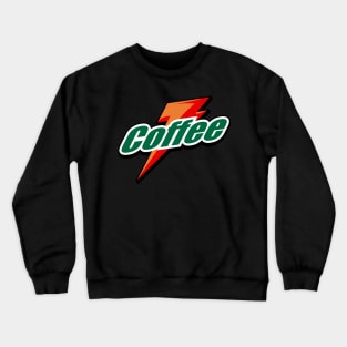 Coffee Cool Energy Drink Logo Parody For Coffee Lovers Crewneck Sweatshirt